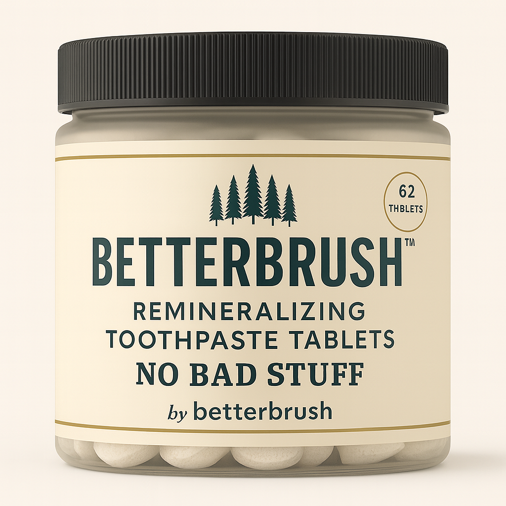 BetterBrush Toothpaste Tablets - Nano Hydroxyapatite - Remineralize with NHA